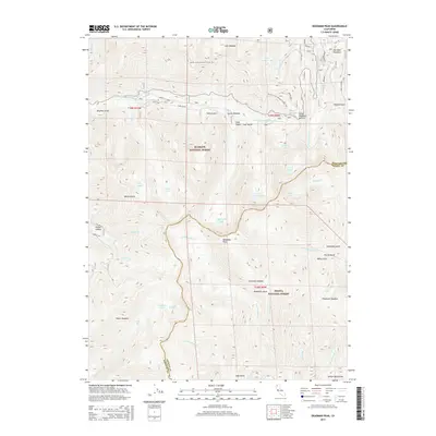 2015 Map of Deadman Peak, 2015 Print