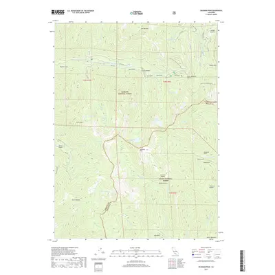 2018 Map of Deadman Peak, 2018 Print