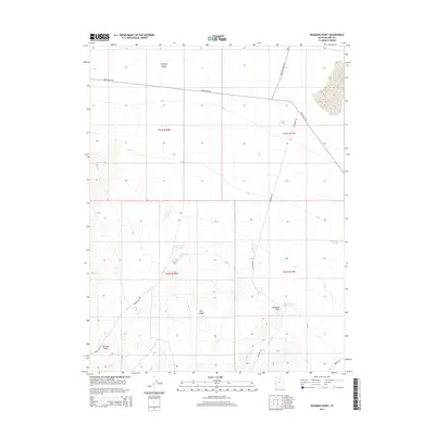 2014 Map of Deadman Point, 2014 Print