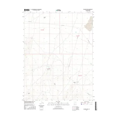 2017 Map of Deadman Point, 2017 Print