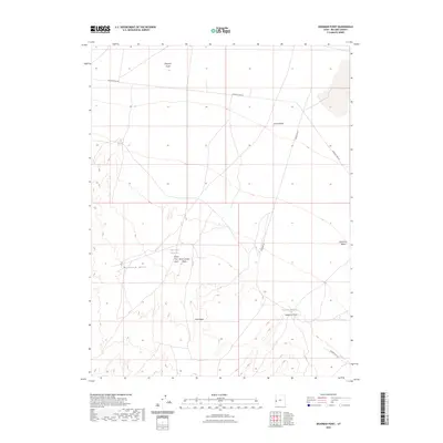 2023 Map of Deadman Point, 2023 Print