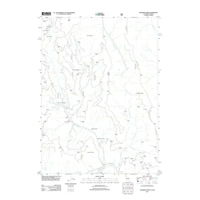 2012 Map of Deadman Point, 2012 Print