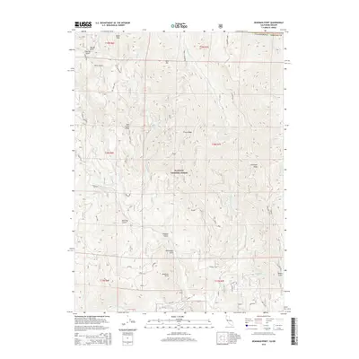 2015 Map of Deadman Point, 2015 Print