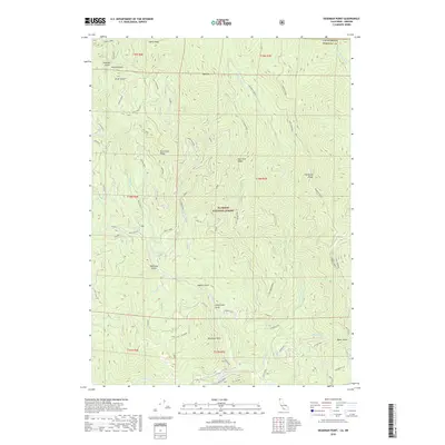 2018 Map of Deadman Point, 2018 Print