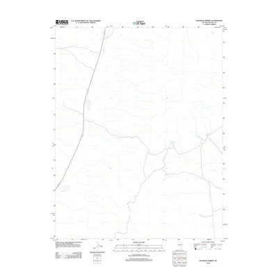 2012 Map of Deadman Spring, 2012 Print