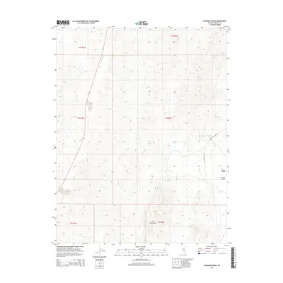 2014 Map of Deadman Spring, 2014 Print