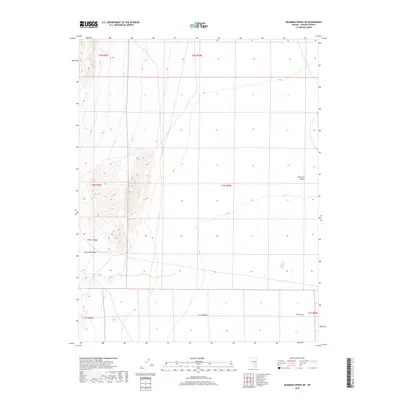2018 Map of Deadman Spring NE, 2018 Print