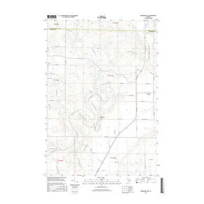 2017 Map of Deadmans Hill, 2017 Print