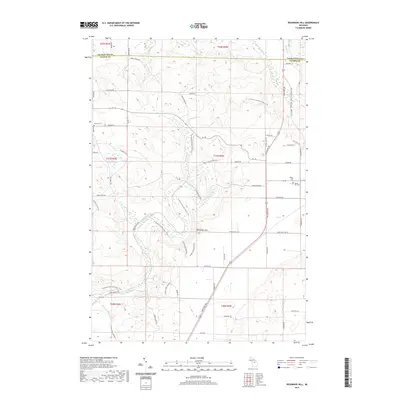 2019 Map of Deadmans Hill, 2019 Print