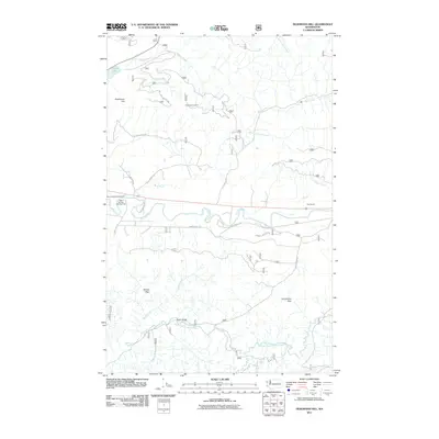 2011 Map of Deadmans Hill, 2011 Print