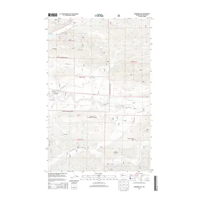 2014 Map of Deadmans Hill, 2014 Print