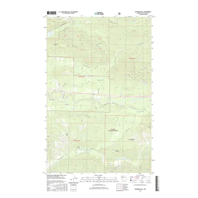 2017 Map of Deadmans Hill, 2017 Print