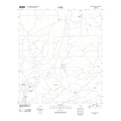2010 Map of Deadmans Hill, 2010 Print