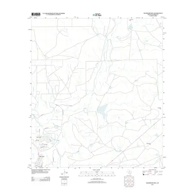 2012 Map of Deadmans Hill, 2012 Print