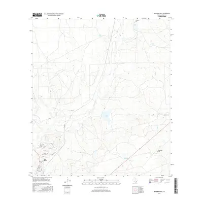2016 Map of Deadmans Hill, 2016 Print