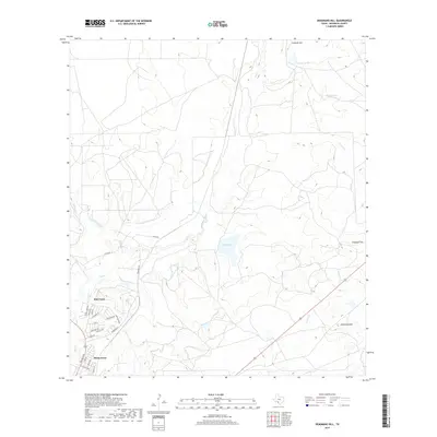 2019 Map of Deadmans Hill, 2019 Print