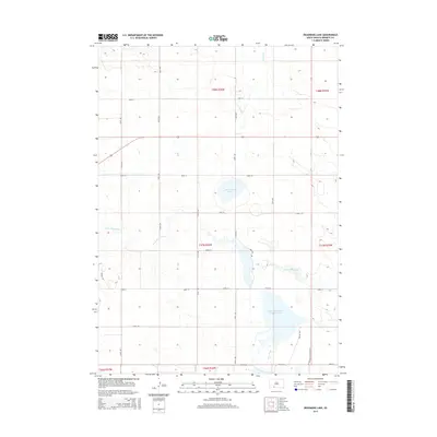 2015 Map of Deadmans Lake, 2015 Print
