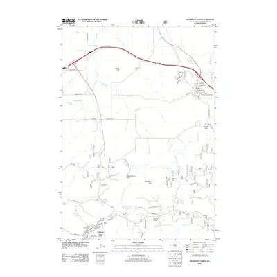 2012 Map of Deadwood North, 2012 Print