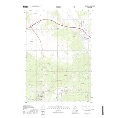 2017 Map of Deadwood North, 2017 Print