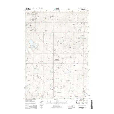 2015 Map of Deadwood South, 2015 Print