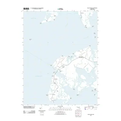 2011 Map of Deal Island, 2011 Print
