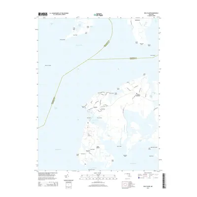 2014 Map of Deal Island, 2014 Print