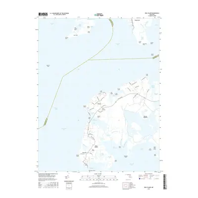 2016 Map of Deal Island, 2016 Print