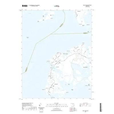 2019 Map of Deal Island, 2019 Print