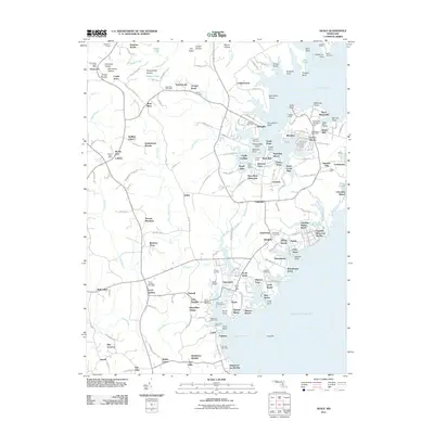 2011 Map of Deale, 2011 Print