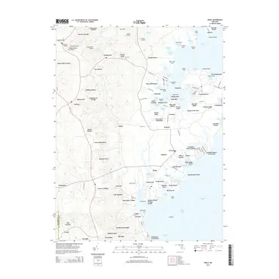2014 Map of Deale, 2014 Print