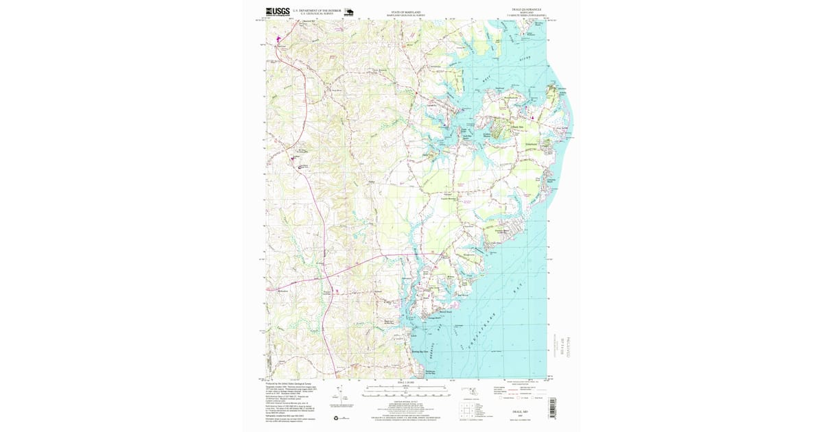1990s Maps of Anne Arundel County, MD | Pastmaps