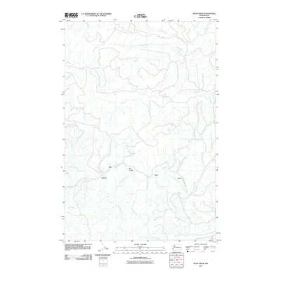 2011 Map of Dean Creek, 2011 Print
