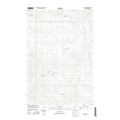 2013 Map of Dean Creek, 2013 Print