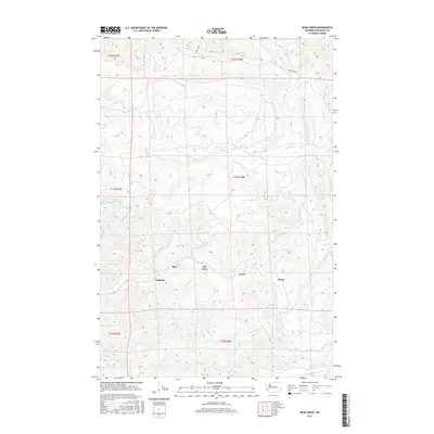 2017 Map of Dean Creek, 2017 Print