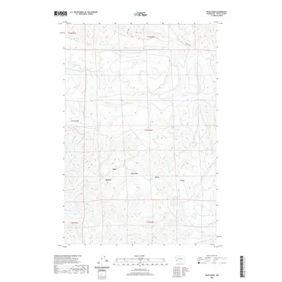 2020 Map of Dean Creek, 2020 Print
