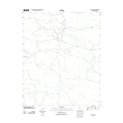2011 Map of Dean Peak, 2011 Print