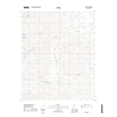 2018 Map of Dean Peak, 2018 Print