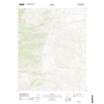 2026 Map of Dean Peak, 2026 Print