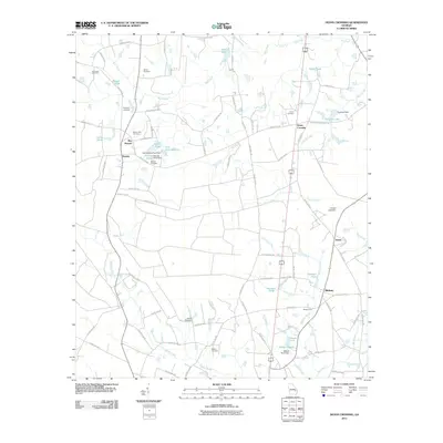2011 Map of Deans Crossing, 2011 Print