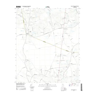 2014 Map of Deans Crossing, 2014 Print