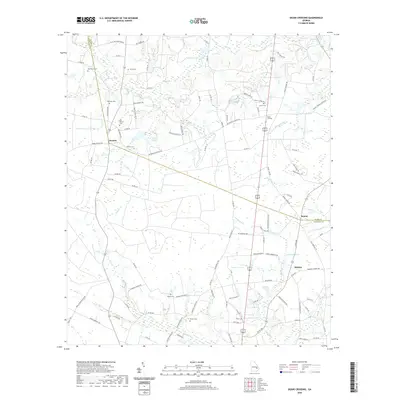 2020 Map of Deans Crossing, 2020 Print