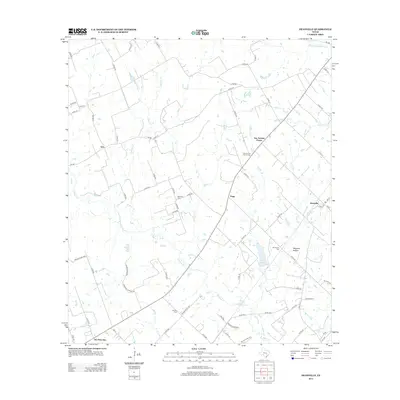 2013 Map of Deanville, 2013 Print