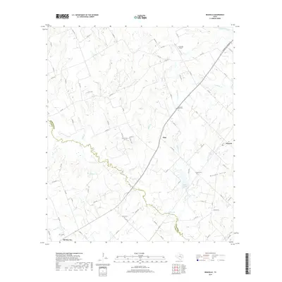 2019 Map of Deanville, 2019 Print
