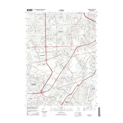 2014 Map of Dearborn, 2014 Print