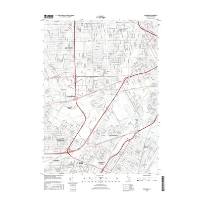 2017 Map of Dearborn, 2017 Print