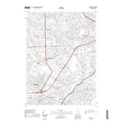 2019 Map of Dearborn, 2019 Print