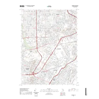 2023 Map of Dearborn, 2023 Print
