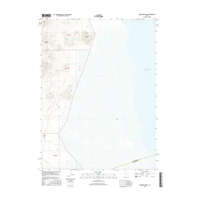 2017 Map of Deardens Knoll, 2017 Print