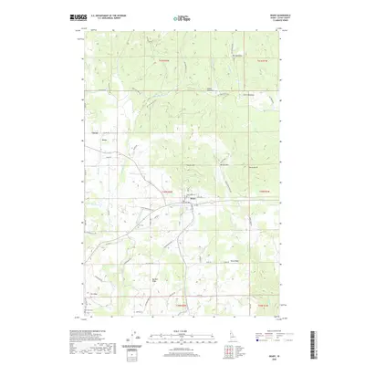 2020 Map of Deary, 2020 Print