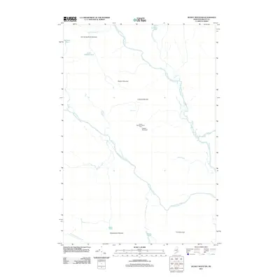 2011 Map of Deasey Mountain, 2011 Print